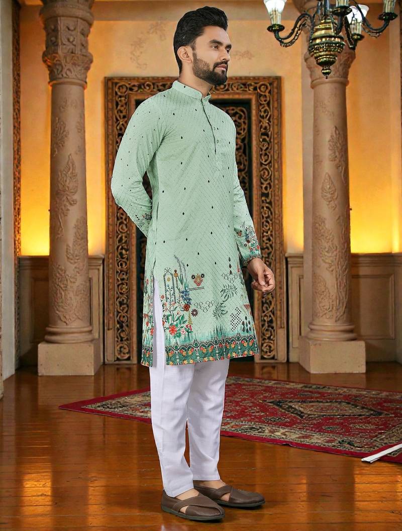 men’s stylish ethnic kurta for daily & festive wear