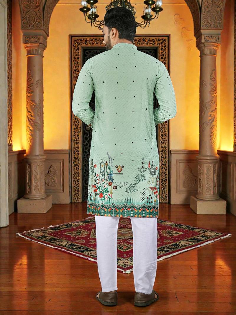 men’s stylish ethnic kurta for daily & festive wear