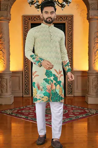 men’s stylish ethnic kurta for daily & festive wear