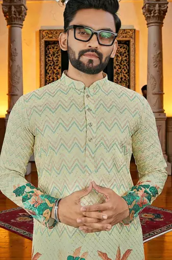 men   s stylish ethnic kurta for daily & festive wear