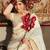 White silk blend banarasi saree with unstitched blouse piece