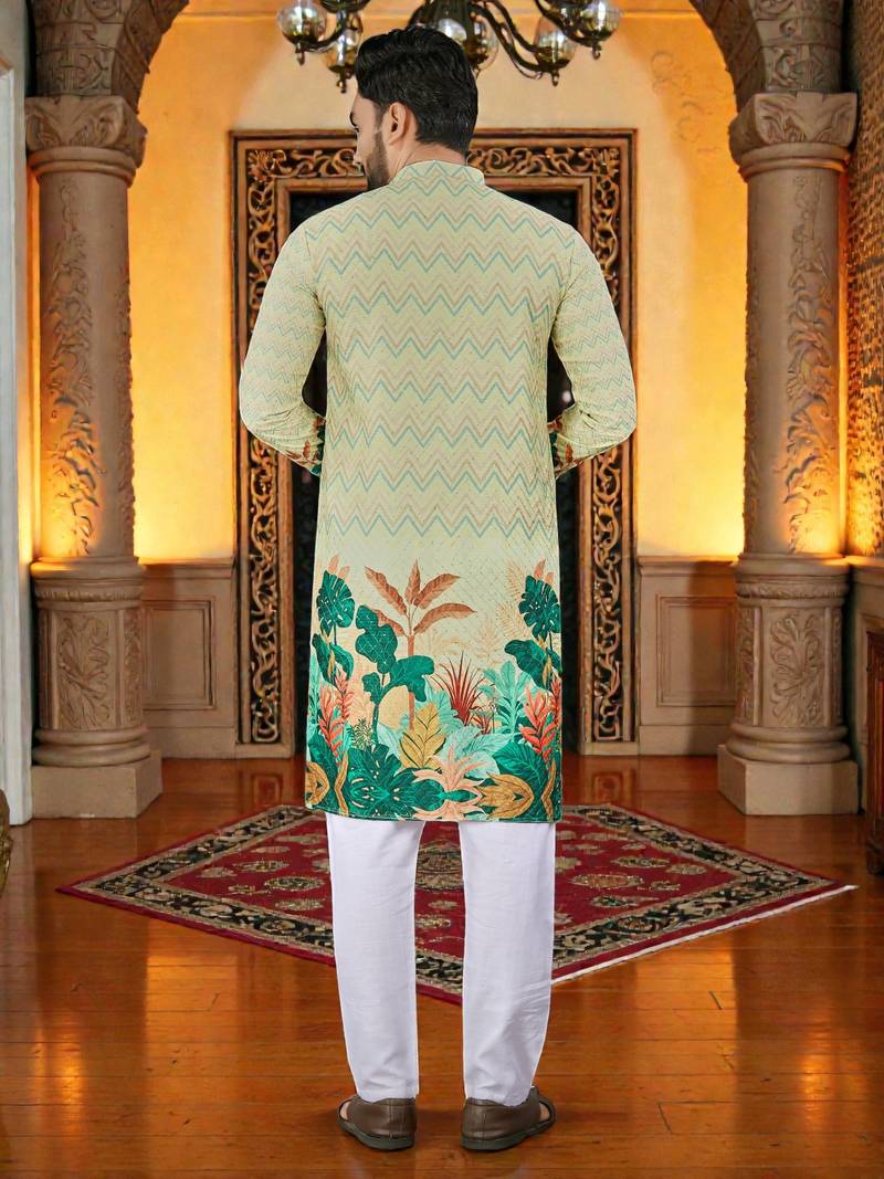 men’s stylish ethnic kurta for daily & festive wear