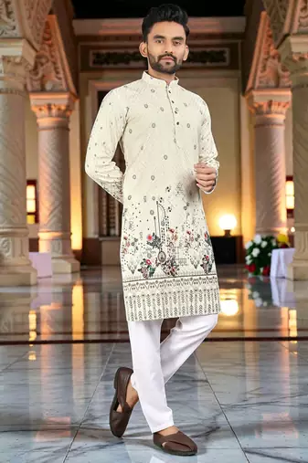 men’s stylish ethnic kurta for daily & festive wear