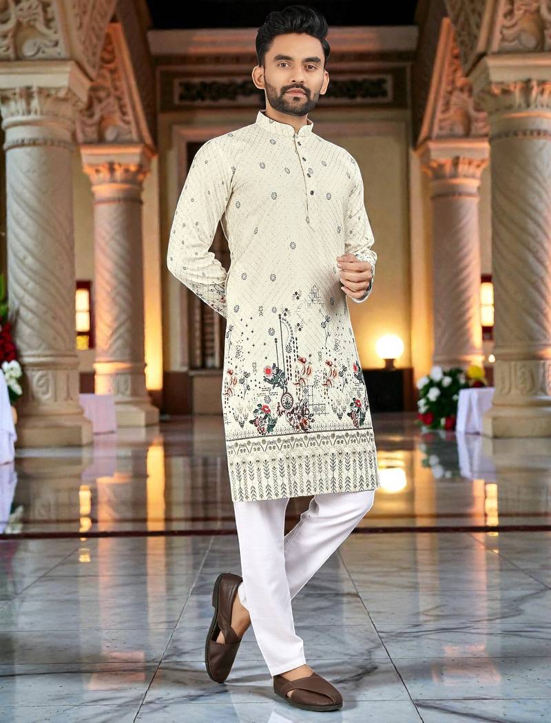 men’s stylish ethnic kurta for daily & festive wear