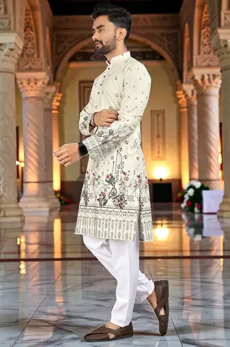 men’s stylish ethnic kurta for daily & festive wear