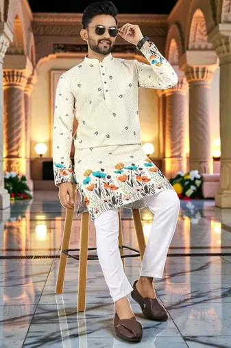 men   s stylish ethnic kurta for daily & festive wear