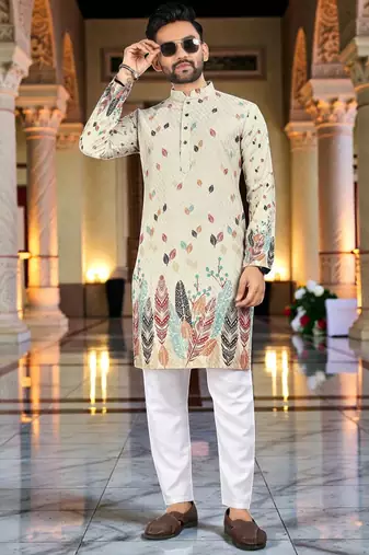 men’s stylish ethnic kurta for daily & festive wear