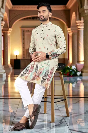 men   s stylish ethnic kurta for daily & festive wear