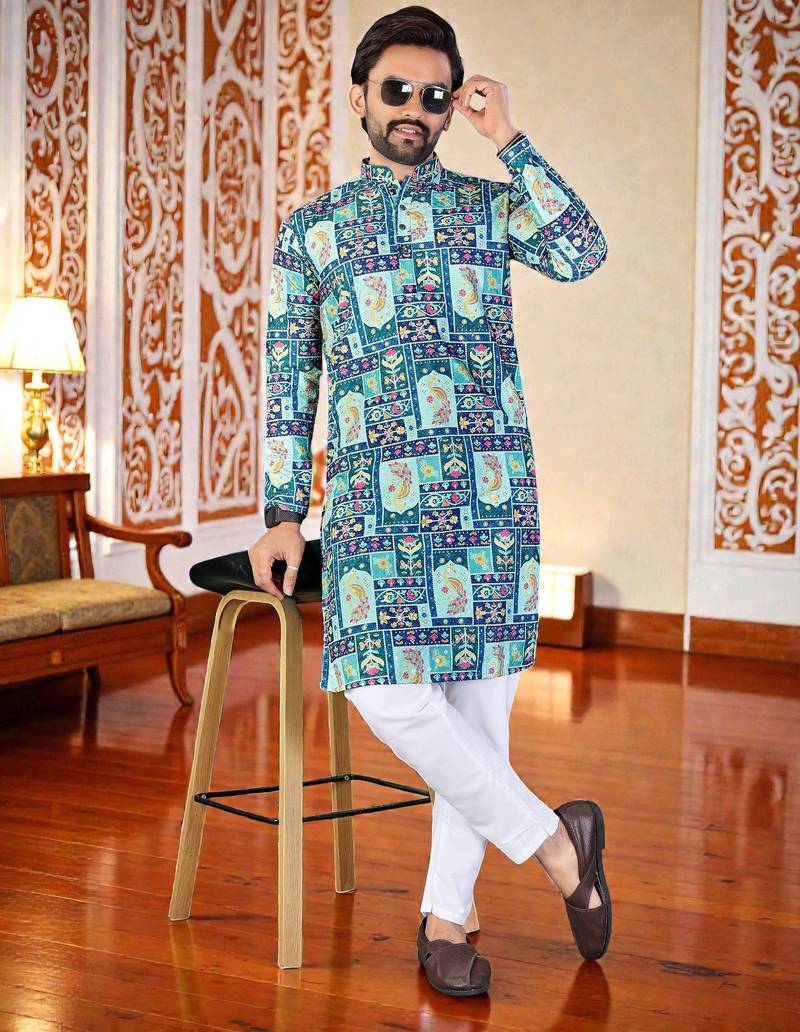 men’s stylish ethnic kurta for daily & festive wear