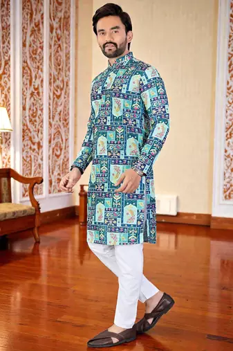 men’s stylish ethnic kurta for daily & festive wear