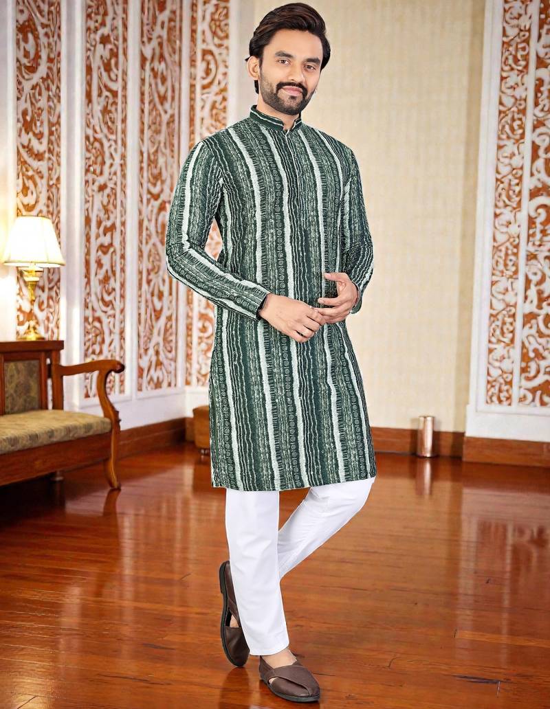 men’s stylish ethnic kurta for daily & festive wear