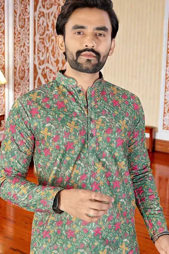 men   s stylish ethnic kurta for daily & festive wear