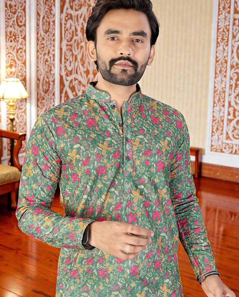 men’s stylish ethnic kurta for daily & festive wear