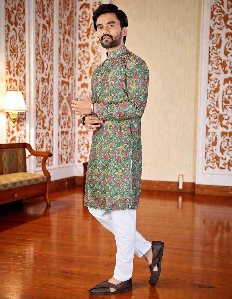 men’s stylish ethnic kurta for daily & festive wear