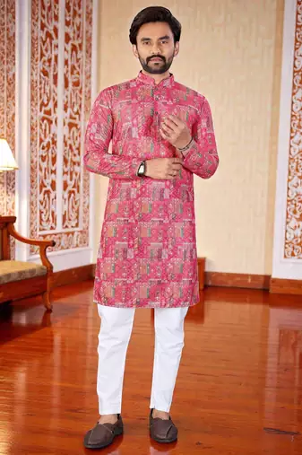 men’s stylish ethnic kurta for daily & festive wear