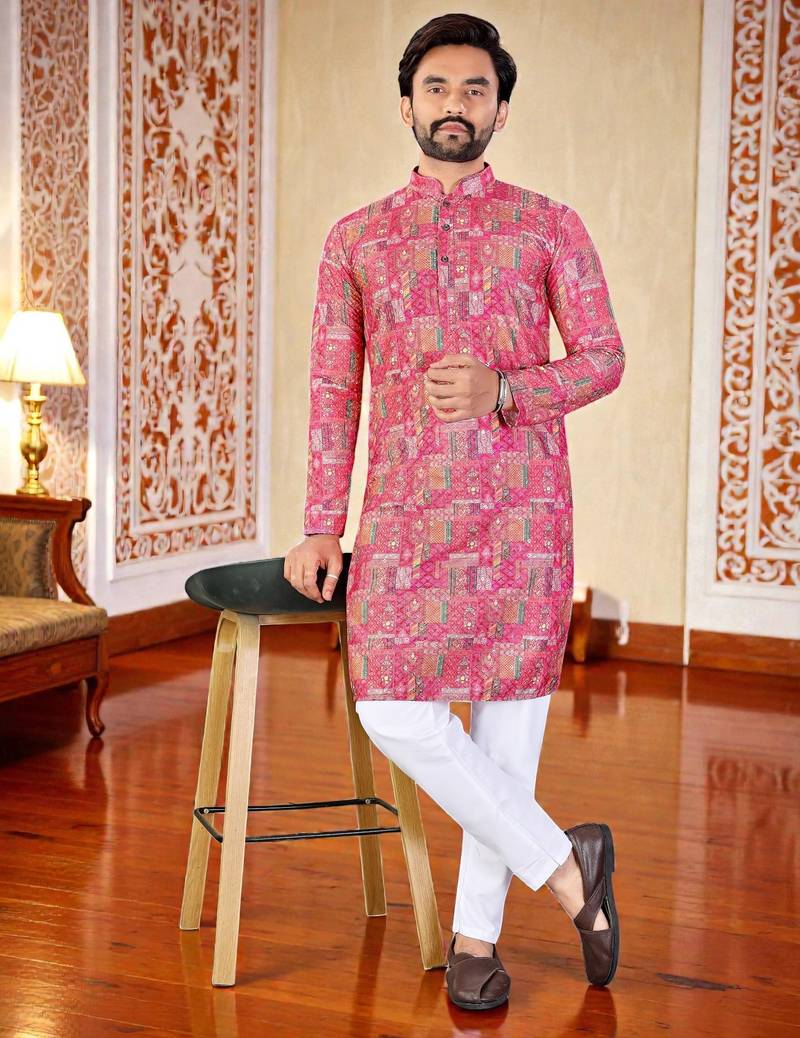 men’s stylish ethnic kurta for daily & festive wear