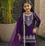 Natural Pure Heavy Creap Silk Embroidery Work Purple Readymade Salwar Suit