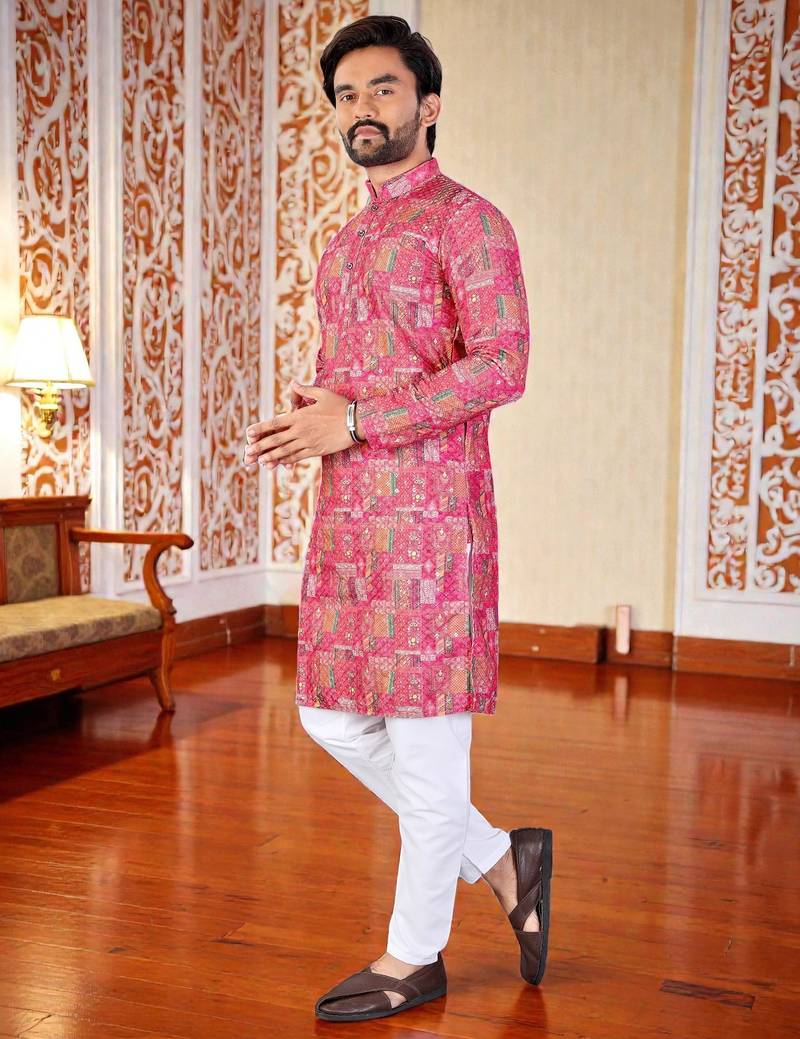 men’s stylish ethnic kurta for daily & festive wear