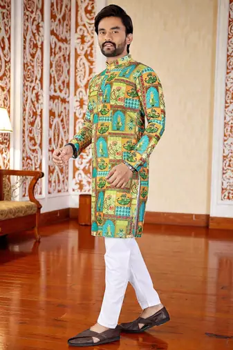 men   s stylish ethnic kurta for daily & festive wear