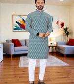 men’s stylish ethnic kurta for daily & festive wear