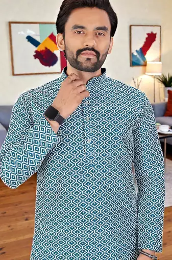 men   s stylish ethnic kurta for daily & festive wear