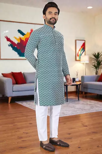 men   s stylish ethnic kurta for daily & festive wear
