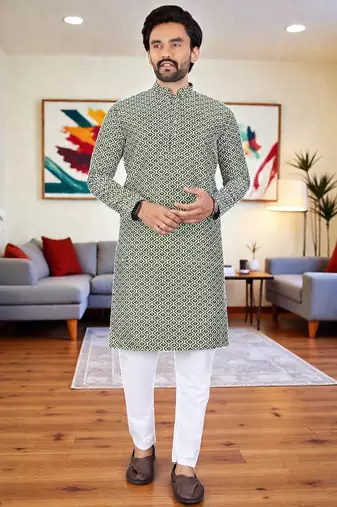 men’s stylish ethnic kurta for daily & festive wear
