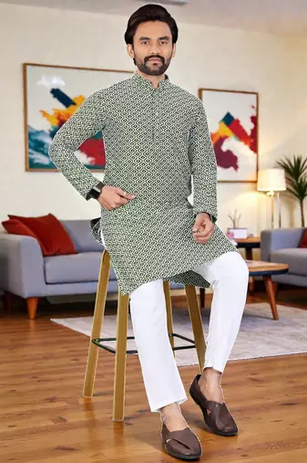 men   s stylish ethnic kurta for daily & festive wear