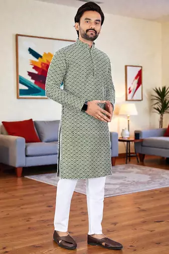 men   s stylish ethnic kurta for daily & festive wear