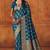 Morpich soft silk blend banarasi jacuard work designer party wear saree with unstitched blouse piece
