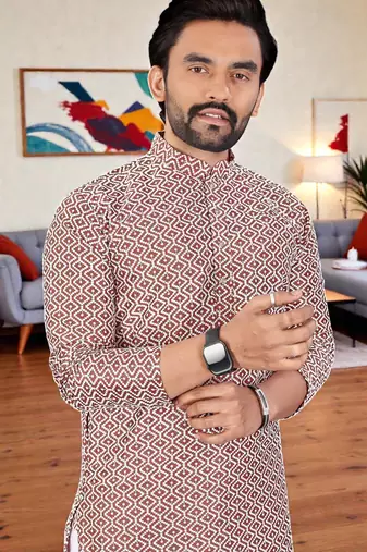 men   s stylish ethnic kurta for daily & festive wear