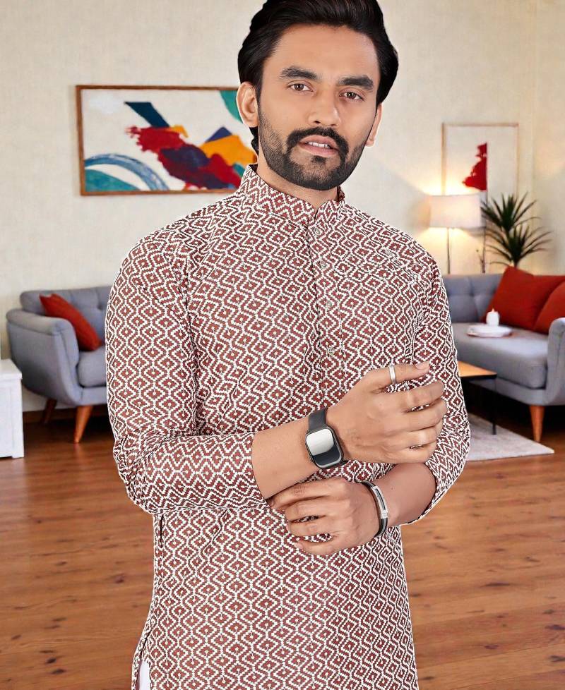 men’s stylish ethnic kurta for daily & festive wear