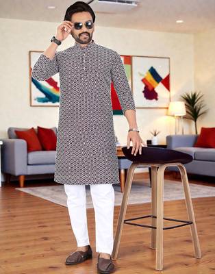 men   s stylish ethnic kurta for daily & festive wear 3