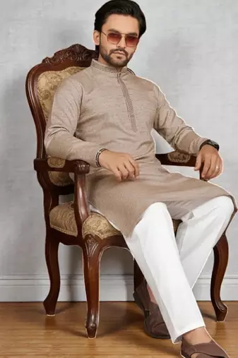 men   s stylish ethnic kurta for daily & festive wear