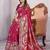  Rani Pink Banarasi Satin silk blend Saree with Heavy Zari & Thread Work | Wedding & Festive Wear