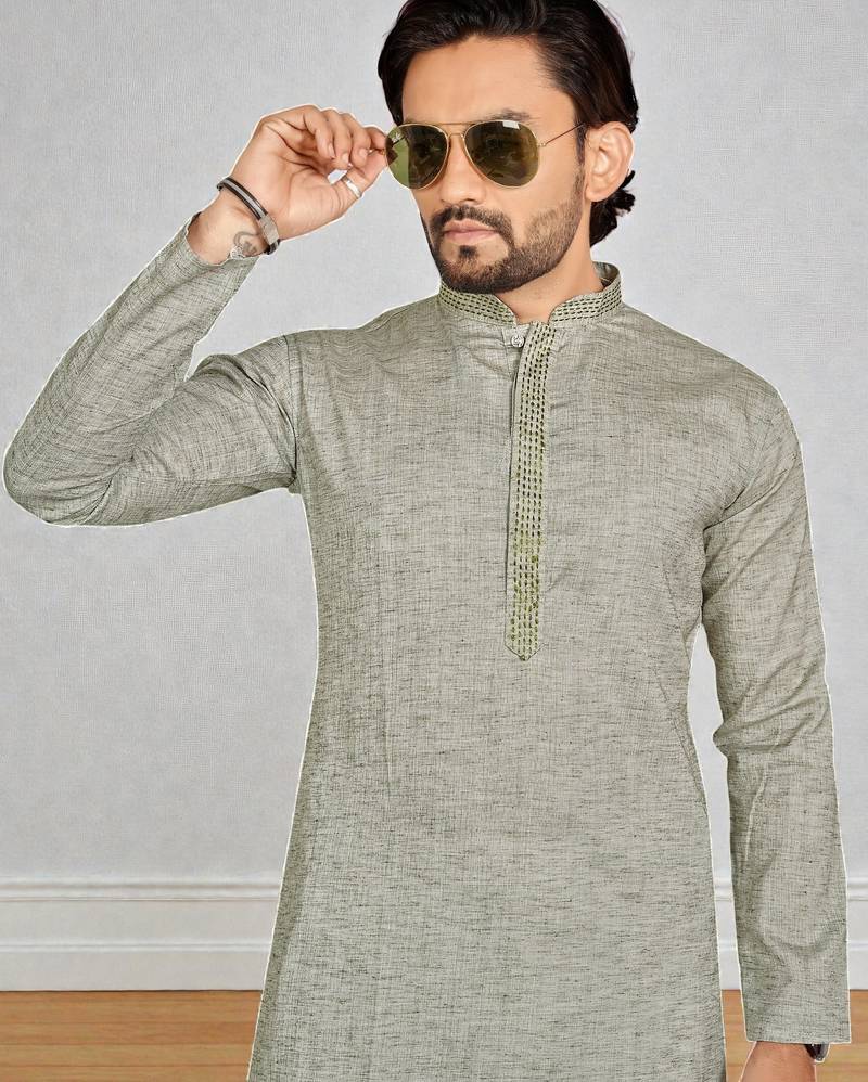 men’s stylish ethnic kurta for daily & festive wear