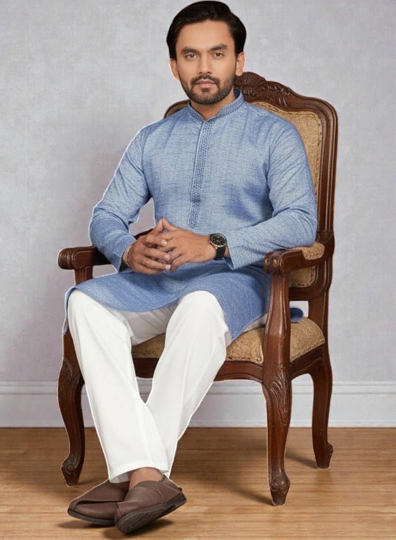 men’s stylish ethnic kurta for daily & festive wear