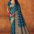 Morpich soft silk blend banarasi jacuard work designer party wear saree with unstitched blouse piece
