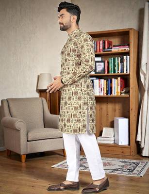 men   s stylish ethnic kurta for daily & festive wear 5
