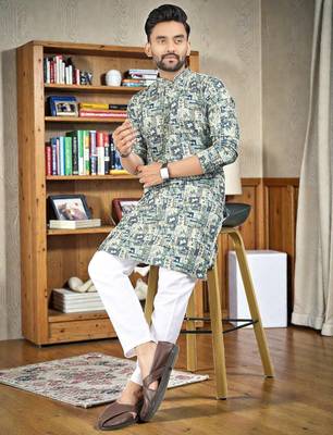 men   s stylish ethnic kurta for daily & festive wear 3