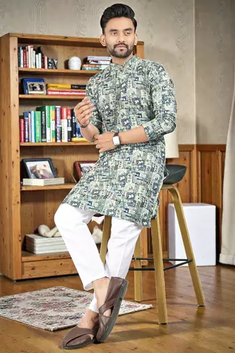 men   s stylish ethnic kurta for daily & festive wear
