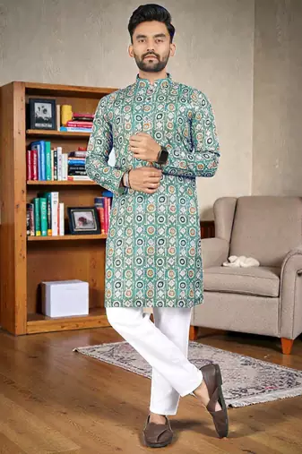 men’s stylish ethnic kurta for daily & festive wear