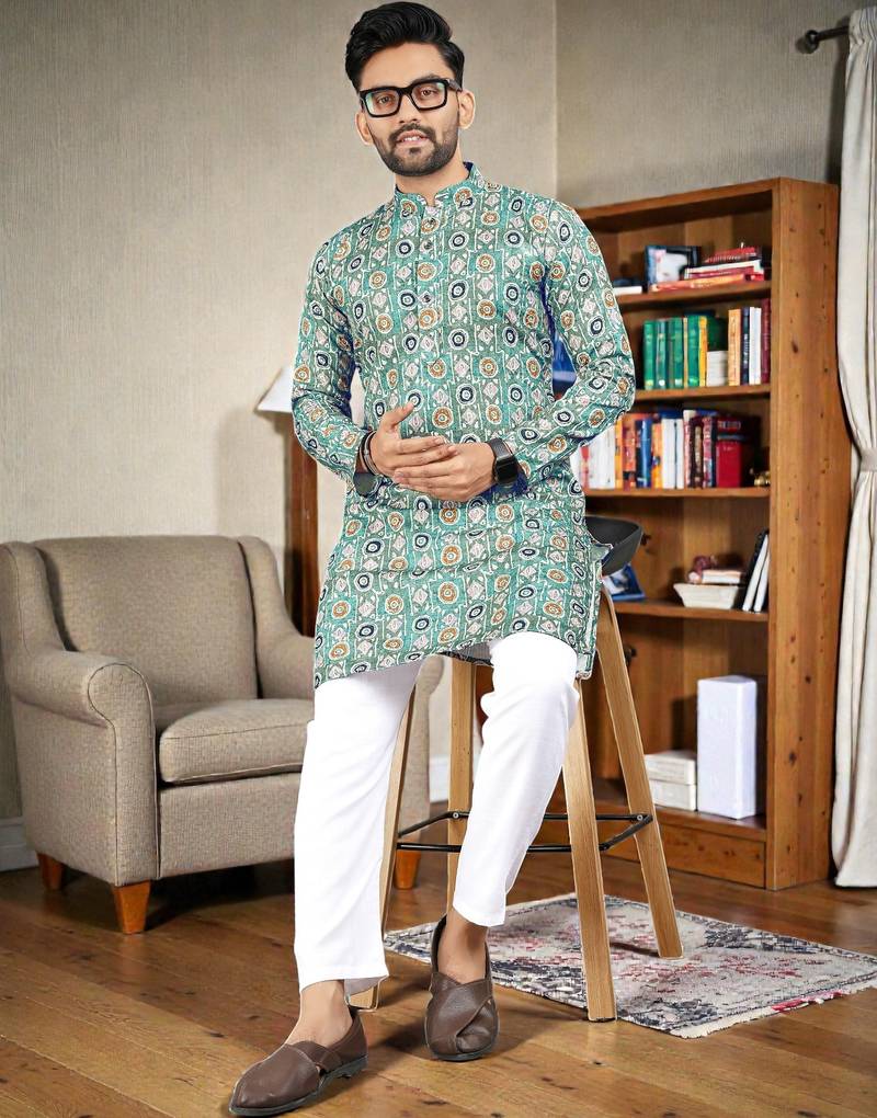 men’s stylish ethnic kurta for daily & festive wear