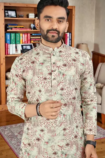 men   s stylish ethnic kurta for daily & festive wear