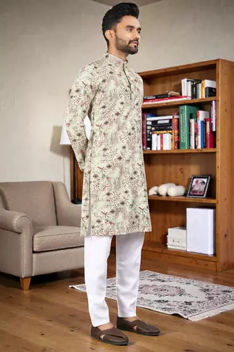 men   s stylish ethnic kurta for daily & festive wear