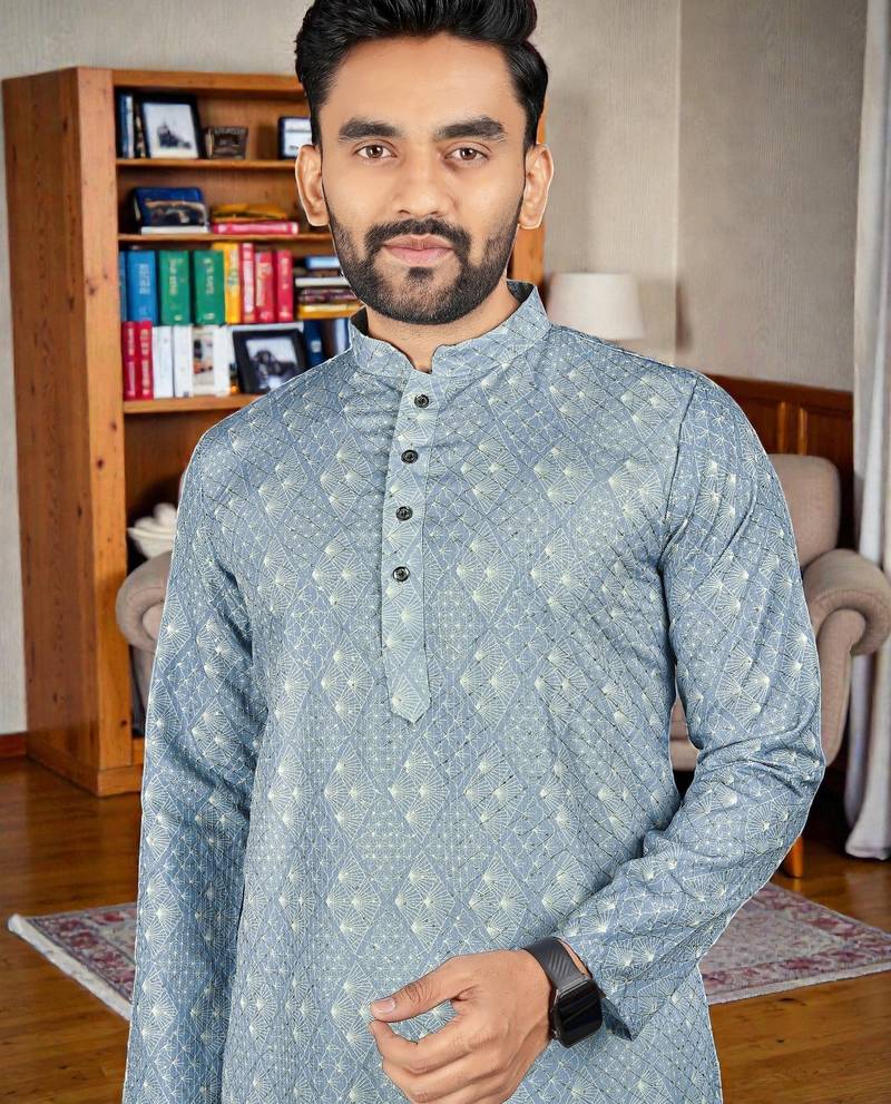 men’s stylish ethnic kurta for daily & festive wear