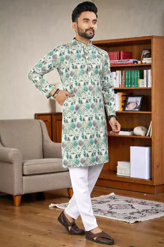 men   s stylish ethnic kurta for daily & festive wear