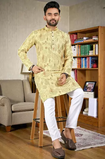 men   s stylish ethnic kurta for daily & festive wear