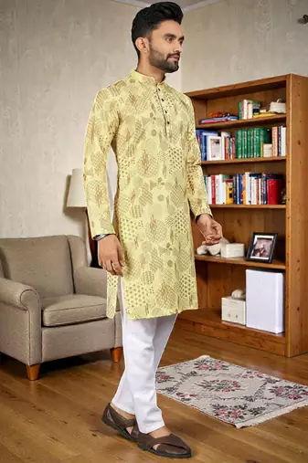 men   s stylish ethnic kurta for daily & festive wear