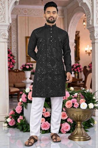 men’s stylish ethnic kurta for daily & festive wear